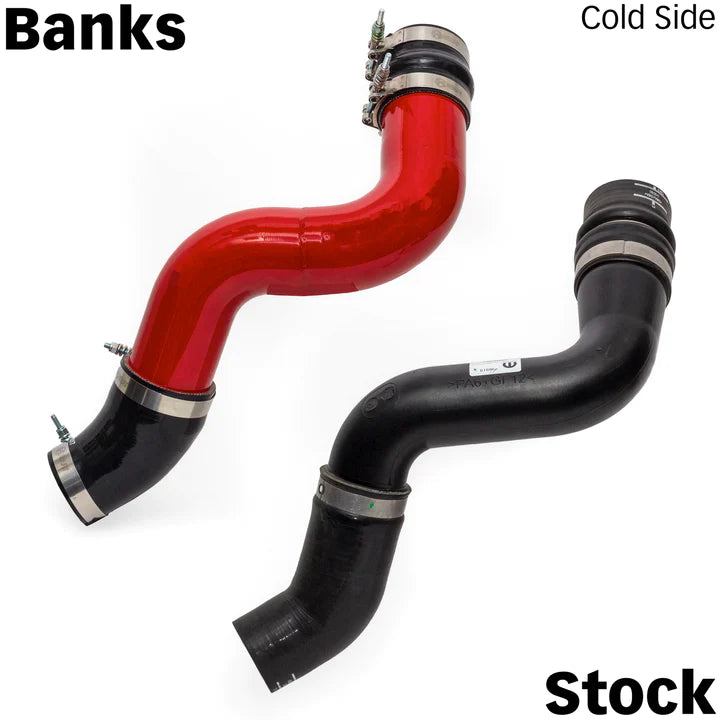 2019 - 2024 RAM 2500/3500 6.7L Cummins Boost Tube Upgrade Kit (Red).