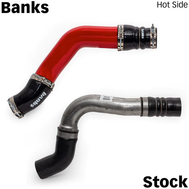 2019 - 2024 RAM 2500/3500 6.7L Cummins Boost Tube Upgrade Kit (Red).