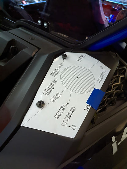 2019 - 2023 Honda Talon Desercraft Intake Pre-Filter Kit R2.