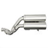 HMF Racing Titan SS Big Core Dual Turbo-Back Exhaust for Can-Am Maverick R, Stainless Steel with Billet end caps, photo 6