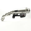 HMF Racing Titan SS Big Core Dual Turbo-Back Exhaust for Can-Am Maverick R, Stainless Steel with Billet end caps, photo 7