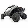 HMF Racing Titan SS Big Core Dual Turbo-Back Exhaust for Can-Am Maverick R, Stainless Steel with Billet end caps, photo 1