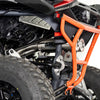 HMF Racing Titan SS Big Core Dual Turbo-Back Exhaust for Can-Am Maverick R, Stainless Steel with Billet end caps, photo 4