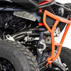 HMF Racing Titan SS Big Core Dual Turbo-Back Exhaust for Can-Am Maverick R, Stainless Steel with Billet end caps, photo 4
