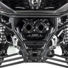 HMF Racing Titan SS Big Core Dual Turbo-Back Exhaust for Can-Am Maverick R, Black Cerakote with Billet Blackout end caps, photo 3