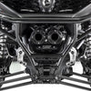 HMF Racing Titan SS Big Core Dual Turbo-Back Exhaust for Can-Am Maverick R, Black Cerakote with Billet Blackout end caps, photo 3