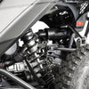 HMF Racing Titan SS Big Core Dual Turbo-Back Exhaust for Can-Am Maverick R, Black Cerakote with Billet Blackout end caps, photo 4