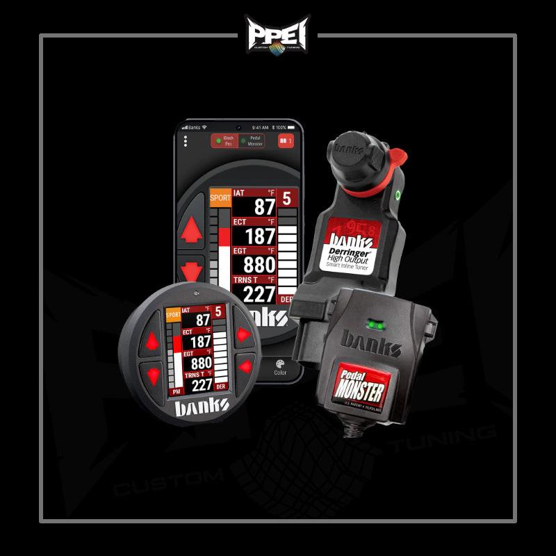 2024 - 2025 GM 6.6L L5P Duramax | Banks Power Derringer High Output Module + iDash Pro + PedalMonster