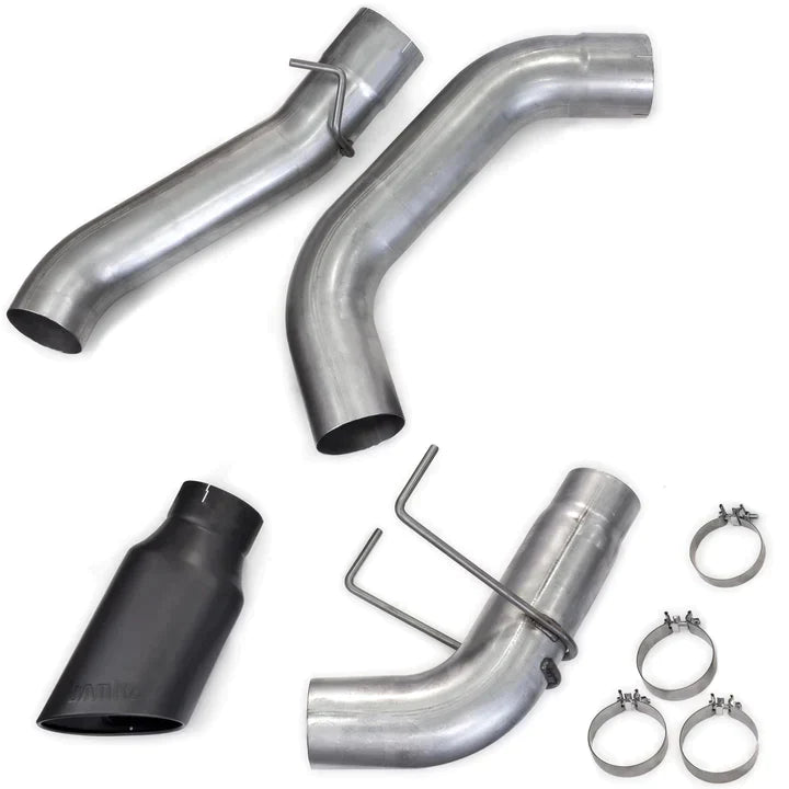 2019 - 2024 RAM 2500/3500 6.7L Cummins CCLB (SINGLE REAR WHEEL ONLY) | Banks Monster Exhaust System W/ Black Tip.