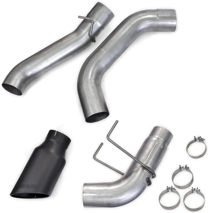 2019 - 2024 RAM 2500/3500 6.7L Cummins MCSB (SINGLE REAR WHEEL ONLY) | Banks Monster Exhaust System W/ Black Tip.