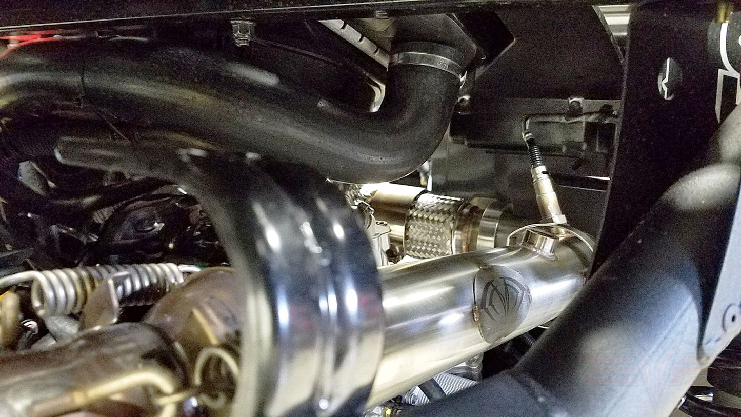 2017+ Can-Am Maverick X3 Turbo Race Bypass Pipe by Evolution Powersports