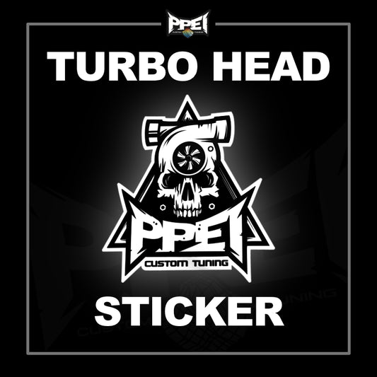 PPEI Turbo Head Sticker (large).
