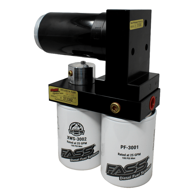 FASS Titanium Signature Series Diesel Fuel System 290GPH Dodge Cummins 5.9L and 6.7L 2005-2018 and 2021 - TSD07290G.