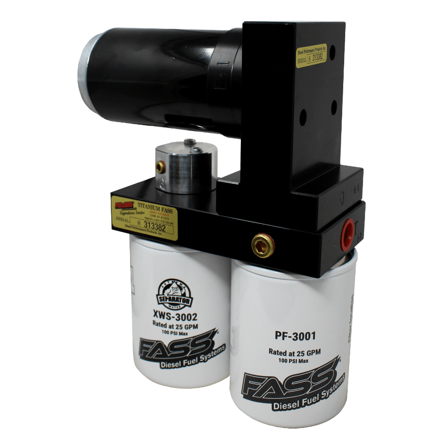 FASS TSF18290F240G Titanium Signature Series Diesel Fuel System 290F 240GPH@65PSI Ford Powerstroke 2017-2021 - TSF18290F240G.