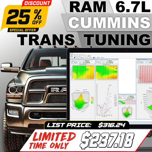 2010 - 2012 RAM 6.7L Cummins 68RFE  | Transmission Tuning by PPEI