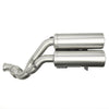 HMF Racing Titan SS Big Core Dual Turbo-Back Exhaust for Can-Am Maverick R, Stainless Steel with Billet end caps, photo 6