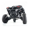 HMF Racing Titan SS Big Core Dual Turbo-Back Exhaust for Can-Am Maverick R, Black Cerakote with Billet Blackout end caps, photo 1