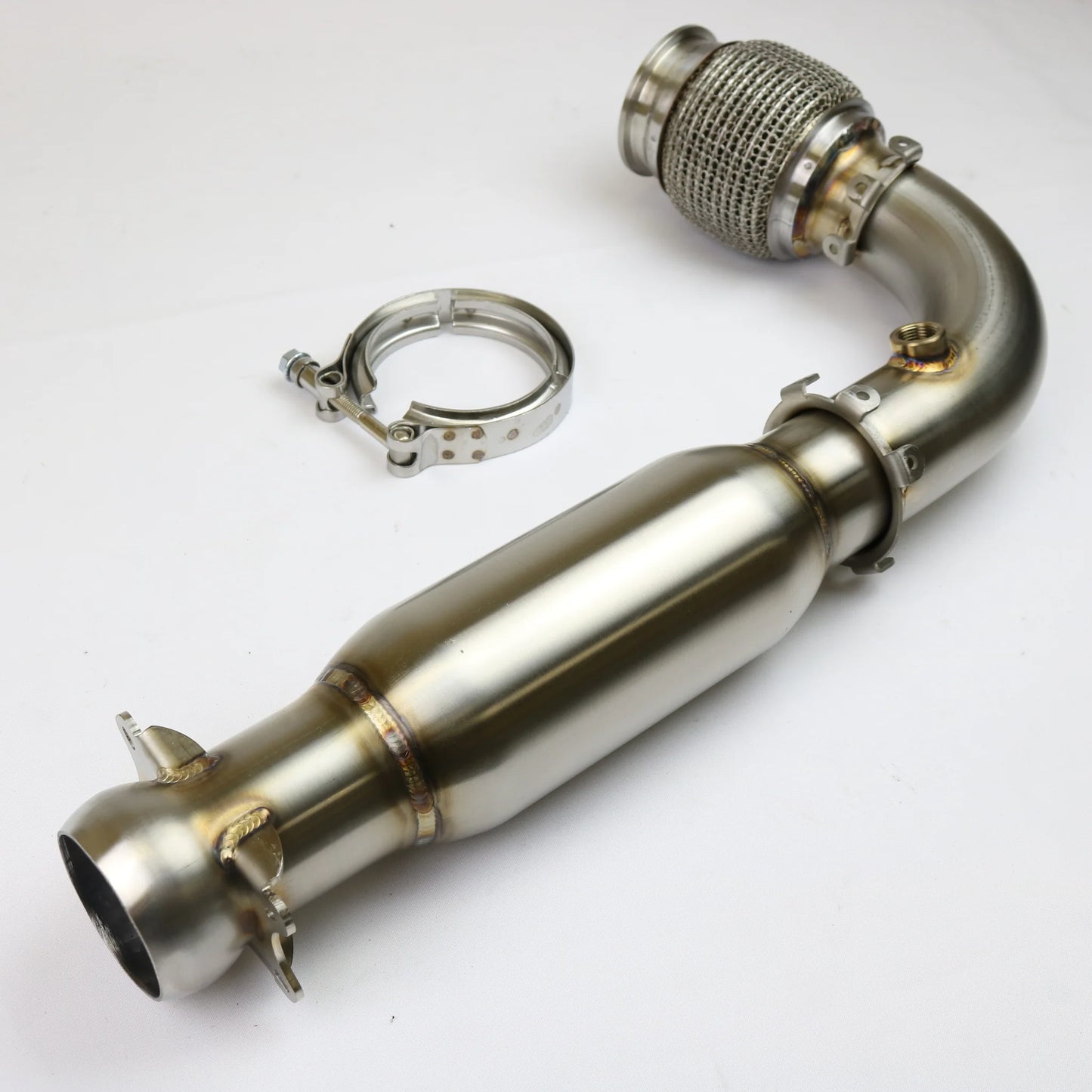 2017+ Can-Am Maverick X3 Turbo Race Bypass Pipe with Bullet Muffler by EVO Powersports