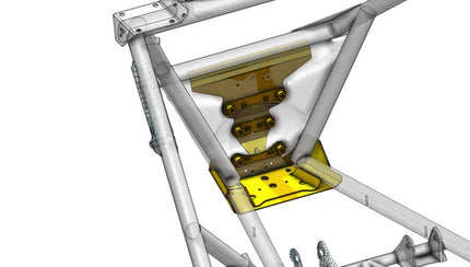 Maverick X3 Rear Radius Rod Reinforcement Plate by CT Race Worx