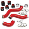 Banks Power Boost Tube Upgrade Kit Red Powder Coated (Set) for 2020 - 2023 Chevy/GMC 2500/3500 6.6L Duramax L5P Banks Power.