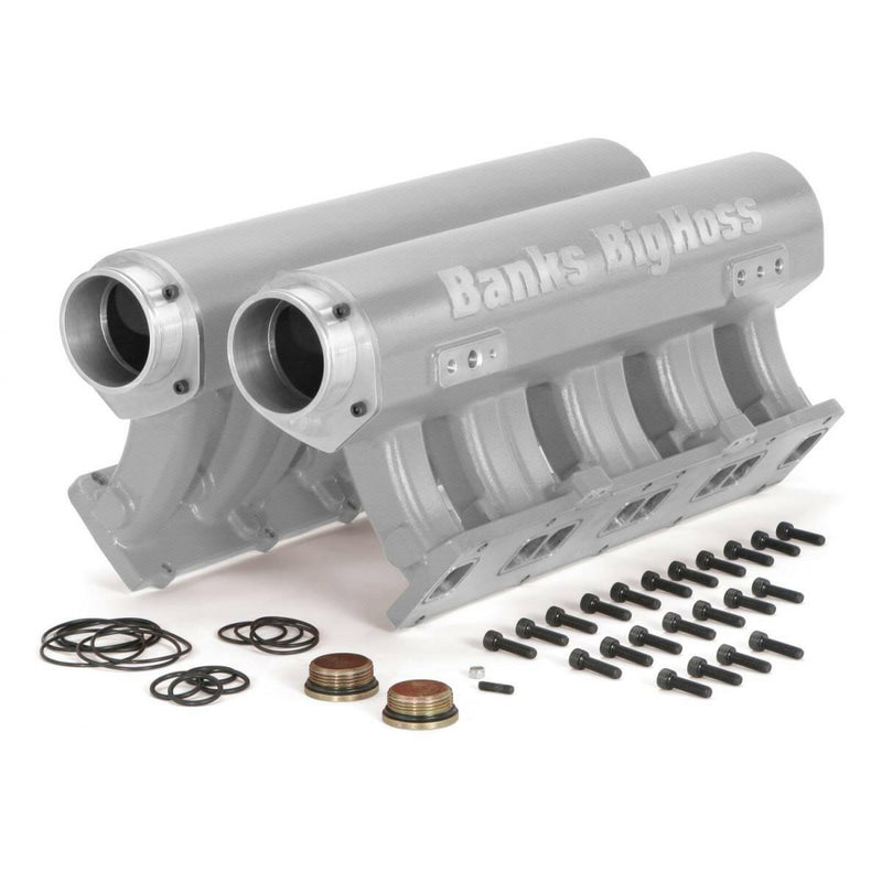 Banks Power Big Hoss Racing Intake Manifold System Natural for use with 01-15 Chevy/GMC 6.6L Banks Power.