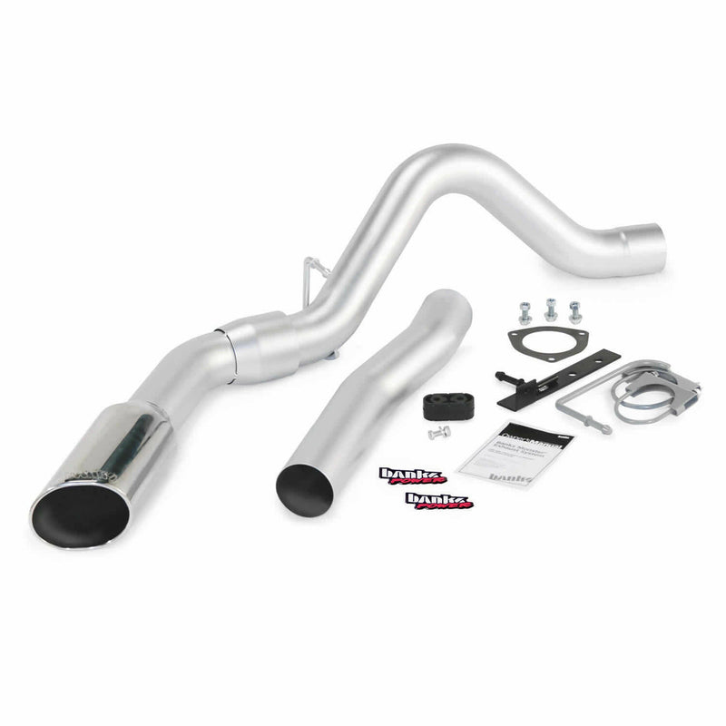 Banks Power Monster Exhaust System Single Exit Chrome Tip 11-14 Chevy 6.6L LML ECLB-CCLB to Banks Power.