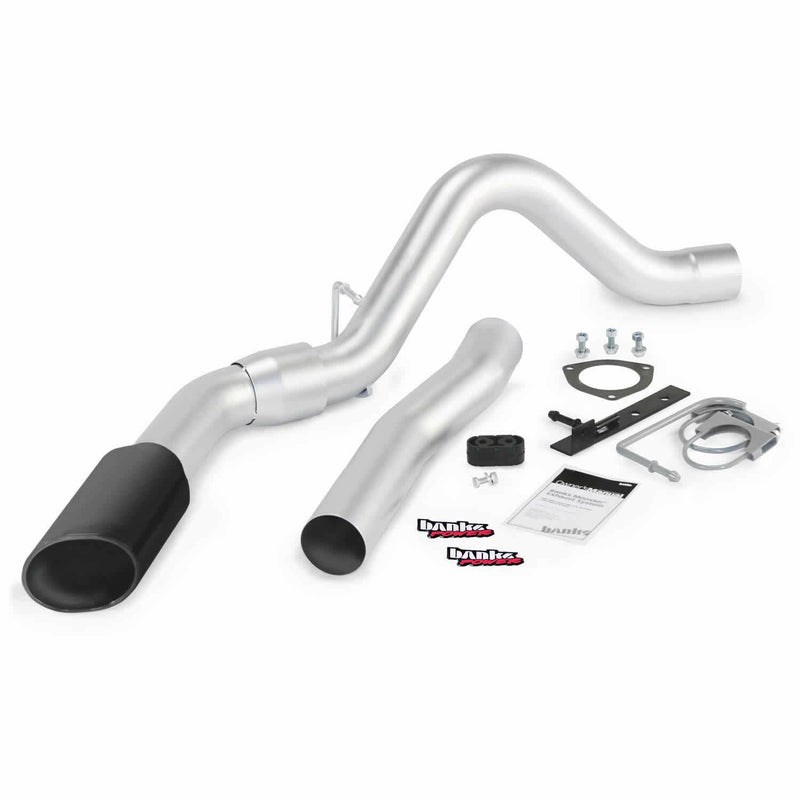 Banks Power Monster Exhaust System Single Exit Black Tip 15 6.6L LML DCSB-CCLB Banks Power.