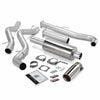 Banks Power Monster Exhaust System Single Exit Chrome Tip 01-04 Chevy 6.6L EC/CCSB Banks Power