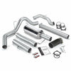 Banks Power Monster Exhaust System Single Exit Black Round Tip 03-04 Dodge 5.9 SCLB/CCSB No Catalytic Converter Banks Power