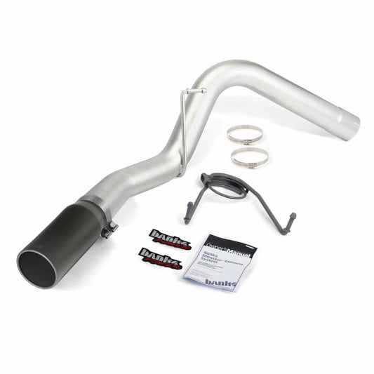 Banks Power Monster Exhaust System Single Exit Black Tip 07-13 Dodge/Ram 6.7L SCLB-MCSB Banks Power.