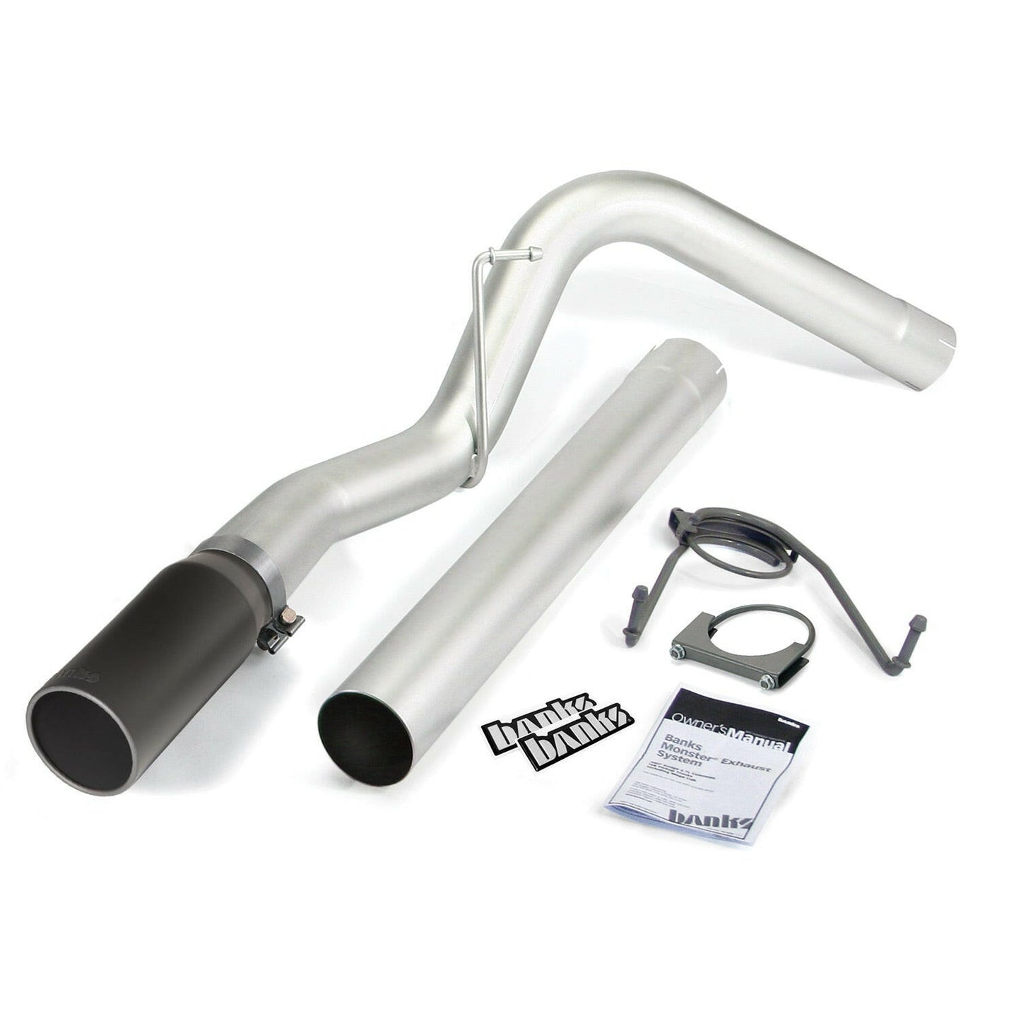 Banks Power Monster Exhaust System Single Exit Black Tip 13-18 Ram 6.7L CCSB Banks Power.