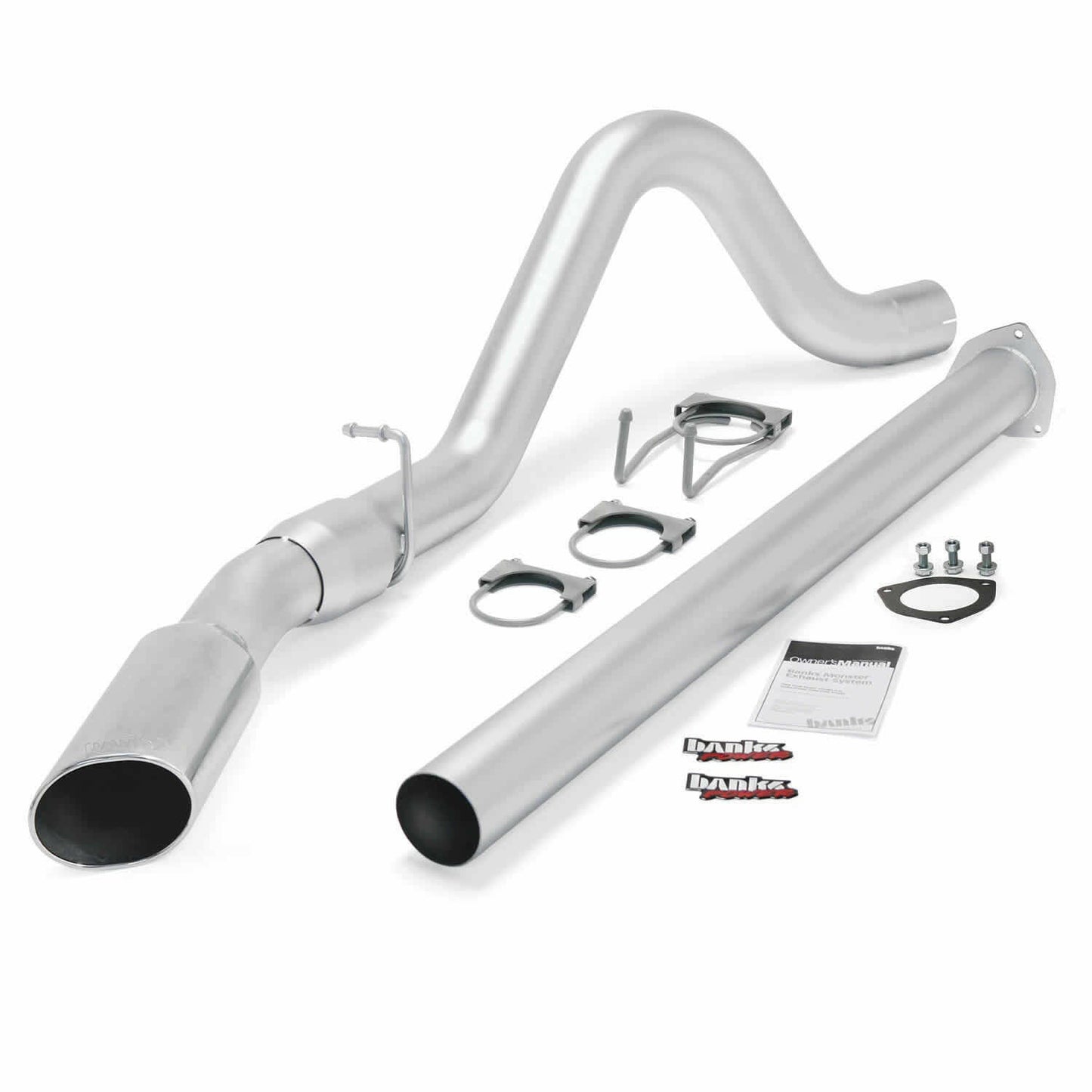 Banks Power Monster Exhaust System Single Exit Chrome Tip 11-14 Ford 6.7L F250/F350/450 CCSB-CCLB Banks Power