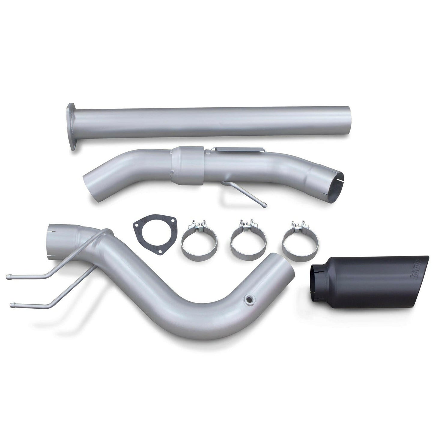 Banks Power Monster Exhaust System Single Exit Black Ob Round Tip 2017-2022 Ford Super Duty 6.7L Diesel Banks Power.