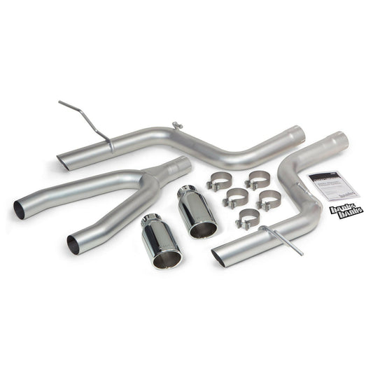 Banks Power Monster Exhaust System DualRear Exit Chrome Round Tips 14-15 Jeep Grand Cherokee 3.0L Diesel Banks Power.