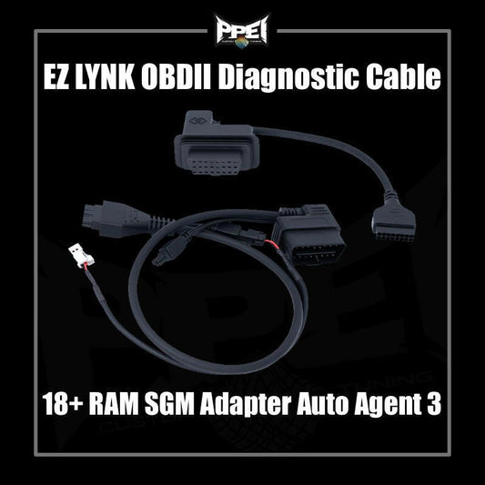 Auto Agent 3 OBDII Cable with 18+ RAM SGM Adapter.