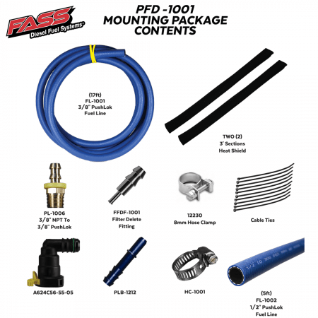 FASS PFD1001 Powerstroke Filter Delete Kit - PFD1001.