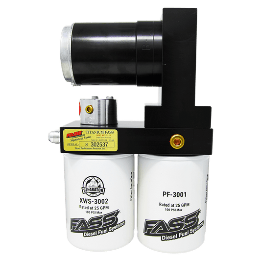 FASS TSD12100G Titanium Signature Series Diesel Fuel System 2019-2020 RAM 6.7L Cummins Titanium Signature Series 100GPH - TSD12100G.