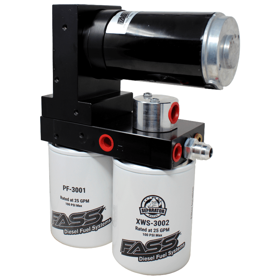 FASS TSF18250F220G Titanium Signature Series Diesel Fuel System 250F 220GPH@65PSI Ford Powerstroke 2017-2021 - TSF18250F220G.